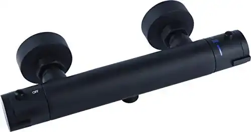 Duschthermostat Cornat Brause-Thermostatarmatur Noir Schwarz