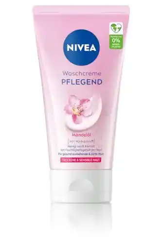 Nivea Pflegende Waschcreme mit Mandelöl für sensible Haut