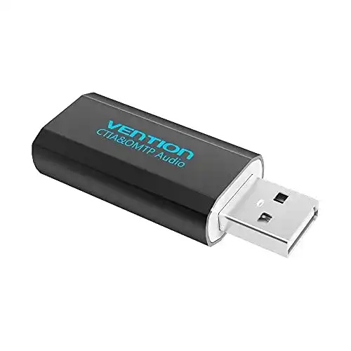 USB-Stick-Soundkarte Vention Externe USB Soundkarte für PC und PS4