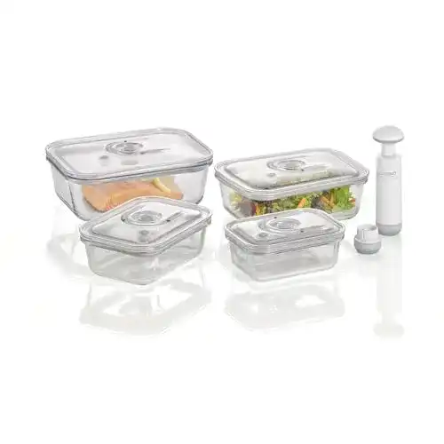 Vakuumbehälter Caso VacuBoxx E-Set aus Borosilikatglas