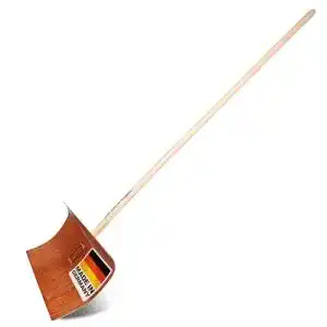 Schneeschieber Holz SHW-Fire mit 55 cm Schaufel und 150 cm Ovalstiel