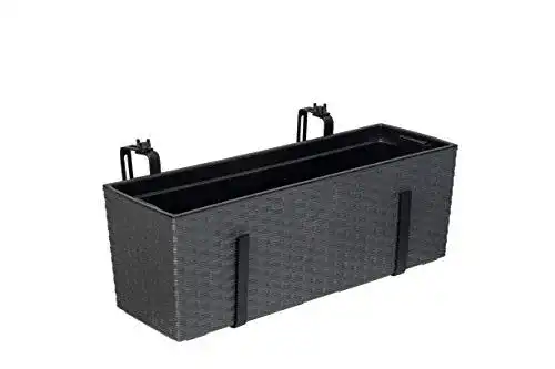 Blumenkasten Kreher XL mit integriertem Wasserspeicher für Balkon