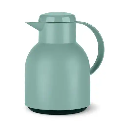 Isolierkanne Emsa Samba F40102 mit Quick Press Verschluss, 1 Liter