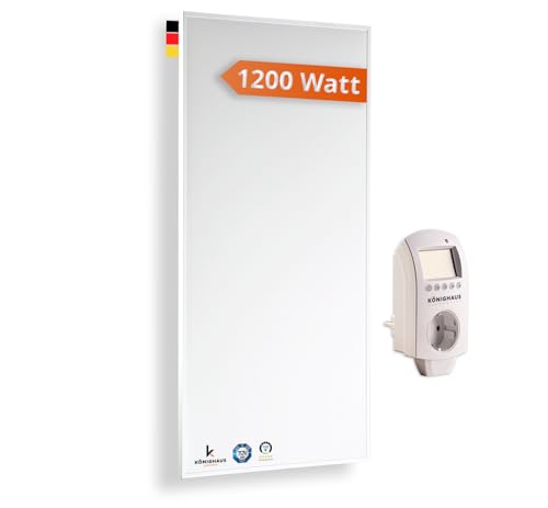 Könighaus Infrarotheizung 1200 Watt mit Thermostat