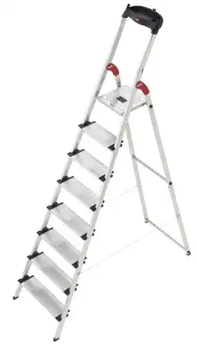 Hailo ProfiStep XXL Sicherheitsleiter Faltbare Leiter für den professionellen Einsatz