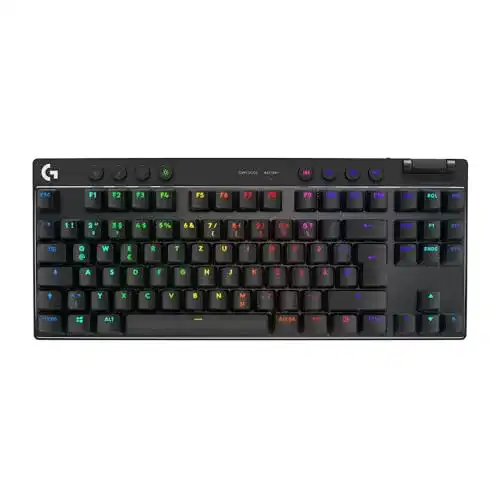 Logitech G PRO X TKL kabellose Gaming-Tastatur mit LIGHTSYNC RGB