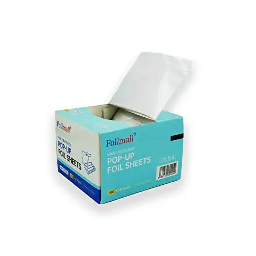 Alufolie Foilmall Aluminium Folien 500 Stück 12,7 cm x 27,3 cm 15 Mikron