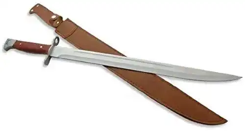 Bajonett Ks-11 XXL Machete mit Full Tang Klinge und Kunstleder-Holster