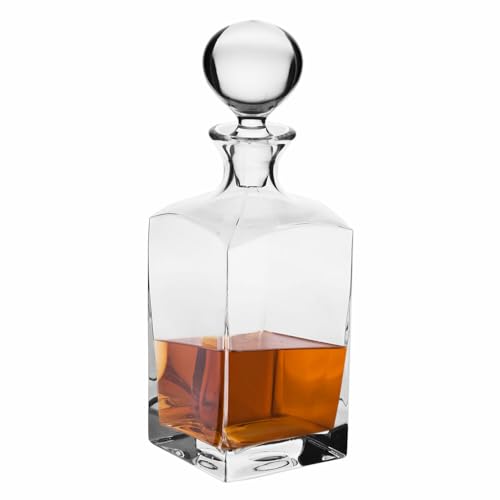 Whisky Karaffe Krosno Dekanter mit Stopper 1000 ml