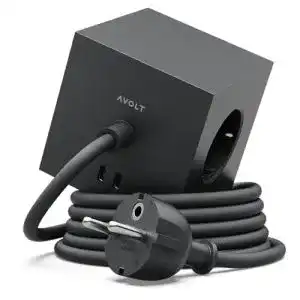 Steckdosenwürfel Avolt mit USB-C und USB 3 Steckdosen und 2 Ports
