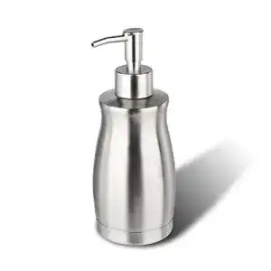 Edelstahl Seifenspender Arktek 400ml mit 2 Pumpenköpfen