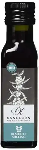 Sanddornöl aus Fruchtfleisch von Ölmühle Solling – 100ml BIO