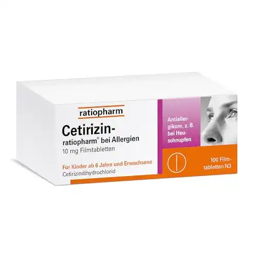 Allergietabletten Ratiopharm Cetirizin bei Allergien