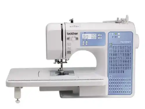 Brother Nähmaschine FS100WT in Weiß, 51x32x45 cm