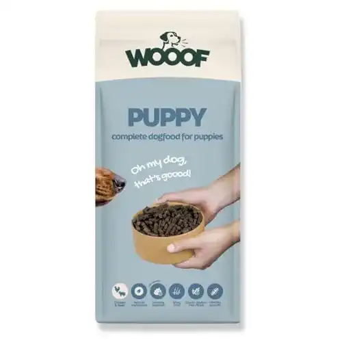 Wooof Hundefutter für Welpen 18kg kaltgepresst