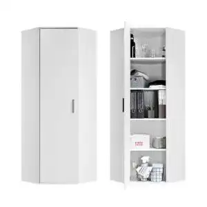 Eckschrank mokebo Mehrzweckschrank ‚Der Lange‘ 64×180 cm aus Holz