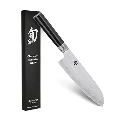 KAI Shun Classic Santoku Damastmesser 18 cm Klingenlänge
