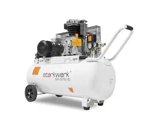 Druckluftkompressor Starkwerk SW 575/10 mit 10 bar und 100l Kessel