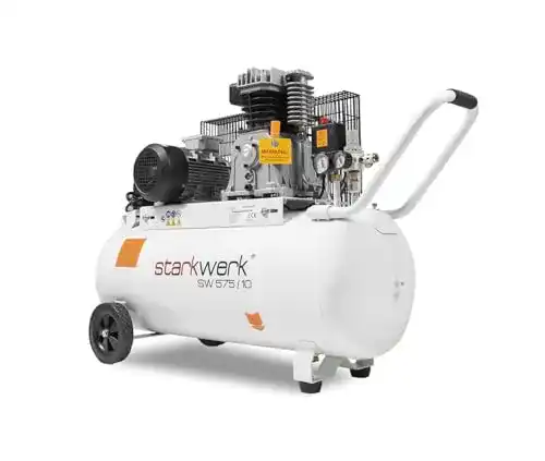 Druckluftkompressor Starkwerk SW 575/10 mit 10 bar und 100l Kessel