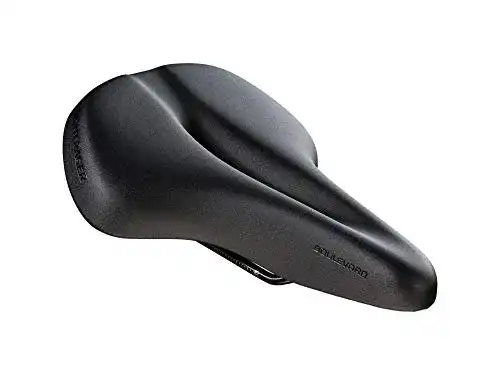 Bontrager Boulevard Trekking Fahrrad Sattel in Schwarz