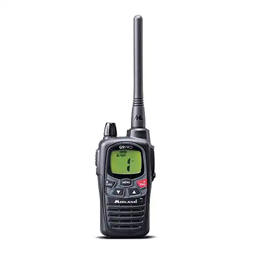 Midland G9 Pro Funkgerät mit IPX4 Wasserschutz und 101 Kanälen