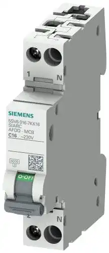 Brandschutzschalter Siemens 5SV60167KK17 -LS-Kombi 6kA C16