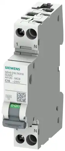 Brandschutzschalter Siemens 5SV60167KK17 -LS-Kombi 6kA C16