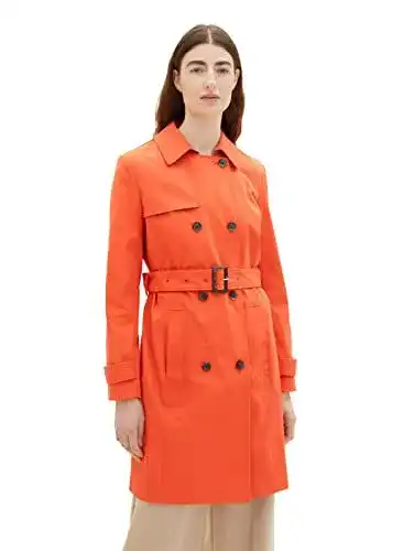 Trenchcoat Damen Tom Tailor 1035329 Basic Trenchcoat mit Gürtel