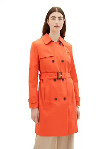 Trenchcoat Damen Tom Tailor 1035329 Basic Trenchcoat mit Gürtel