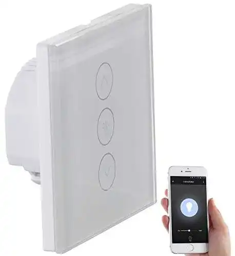 Smart Home Lichtschalter Luminea Home Control Alexa Dimmer Unterputz