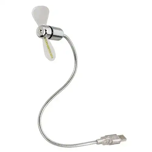 Hama USB-Ventilator mit LED-Lichtern und USB-Anschluss