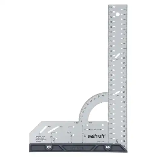 Schreinerwinkel Wolfcraft Universalwinkel 5205000 Winkelmesser