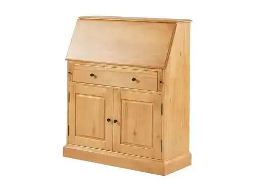 Sekretär aus MDF und Kiefernholz in Eichefarben von Cleore