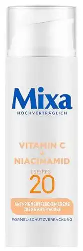 Mixa Gesichtscreme gegen Pigmentflecken mit Vitamin C und Niacinamid