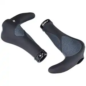 Ergonomischer Fahrradgriff Velo Ergogel D3 Bar mit Lenkerendstopfen