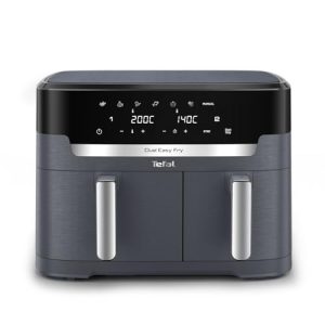 Heißluftfritteuse Tefal Dual Easy Fry XXL mit 2 Fächern und 11 L