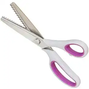 Zackenschere Long Ying für Stoff mit ergonomischem Griff