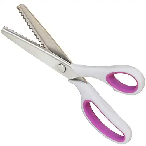 Zackenschere Long Ying für Stoff mit ergonomischem Griff