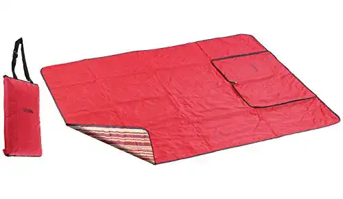 Picknickdecke Pearl 3in1 mit Sitzkissen und Zudecke, waschbar