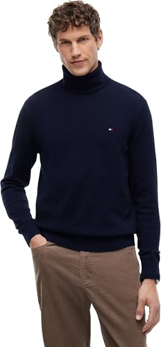 Kaschmirpullover für Herren von Tommy Hilfiger in Blau, Größe XL
