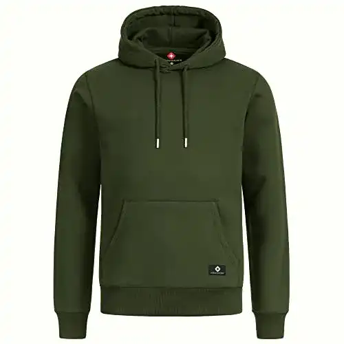 Pullover Herren Höhenhorn Janga Hoodie Kapuzenpullover Grün Größe M