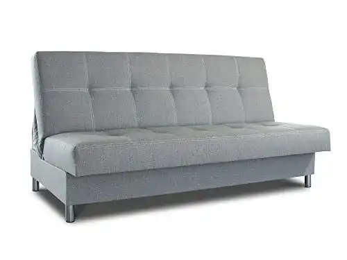 Schlafsofa Bella mit Schlaffunktion – 3-Sitzer Couch in Grau