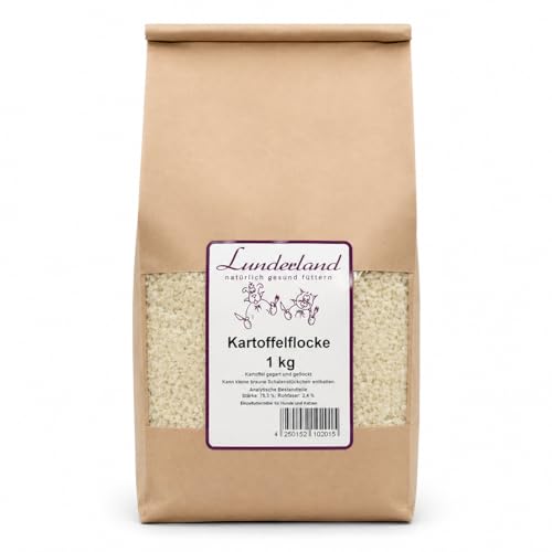 Lunderland Kartoffelflocken 1 kg für Hunde