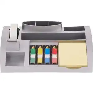 Schreibtischorganizer Post-it C50 Tisch-Organizer in Silber-Metallic