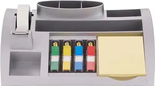 Schreibtischorganizer Post-it C50 Tisch-Organizer in Silber-Metallic