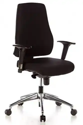 Hjh Office 608000 Profi Bürostuhl PRO-TEC 200 mit höhenverstellbaren Arm- und Rückenlehnen