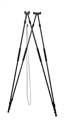 Zielstock Seeland 5402002 für die Feldjagd mit 4 Teleskopbeinen