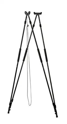 Zielstock Seeland 5402002 für die Feldjagd mit 4 Teleskopbeinen