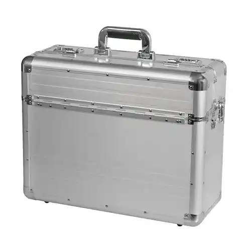 Pilotenkoffer Alumaxx Betha mit 29 Litern Volumen in Silber