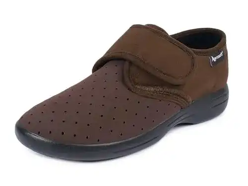 Gesundheitsschuhe Aerosoft Stretch 10 Klett-Hausschuh für Damen und Herren